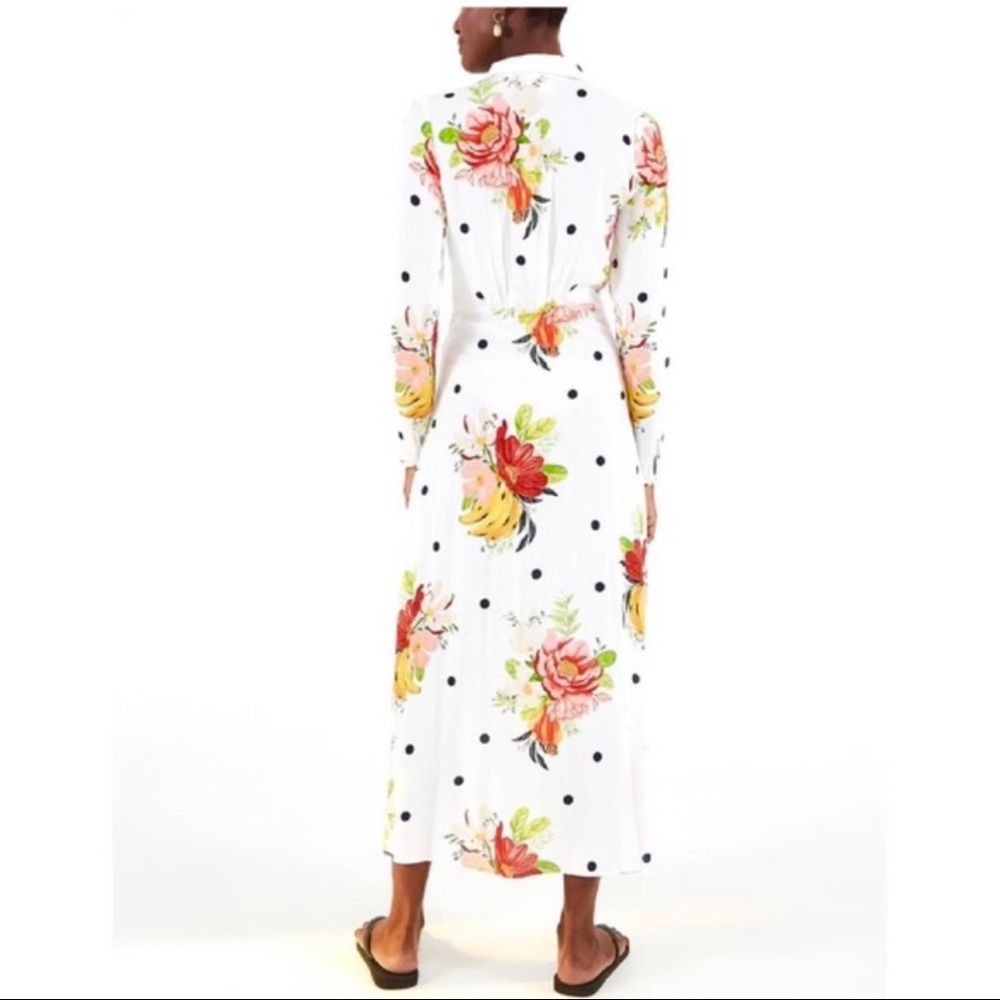 FARM Rio NWT Nanaju Maxi Dress in White - Picture 5 of 15